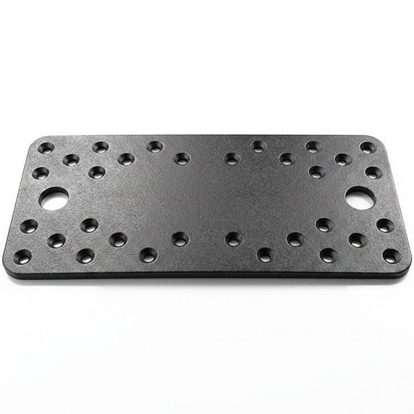 MINUTEX Piastra Giunzione Diritta MM200X90X3 Acciaio Grafite - MINUTEX